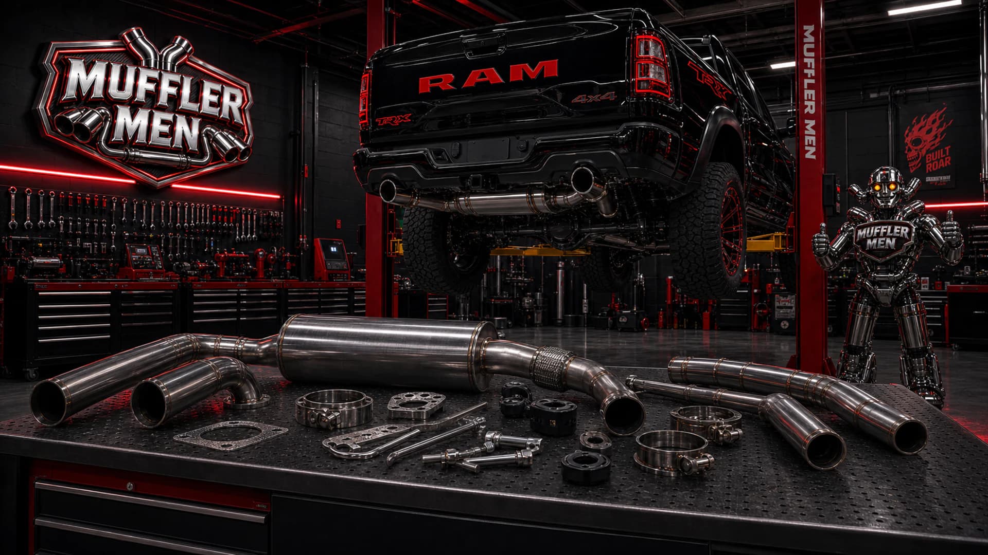 Oak Flats Muffler Men service and brand cover image