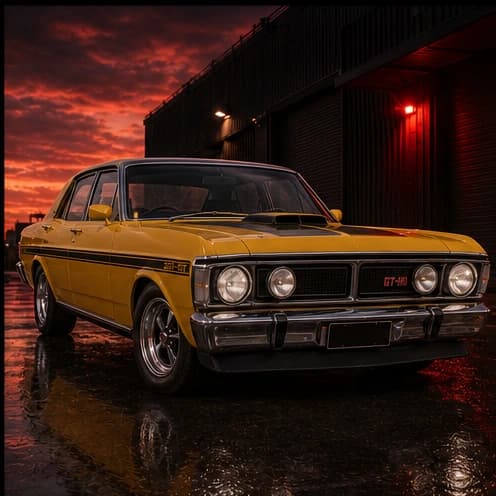 Ford Falcon GT-HO Front stance before quoting