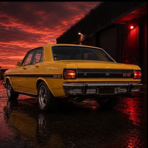Ford Falcon GT-HO Rear sound target