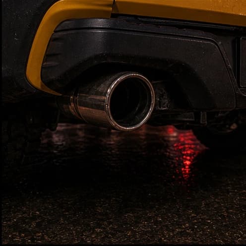 Exhaust detail close-up