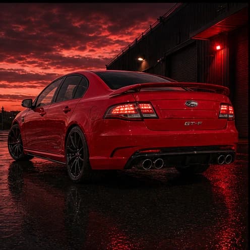 Rear hero · exhaust stance