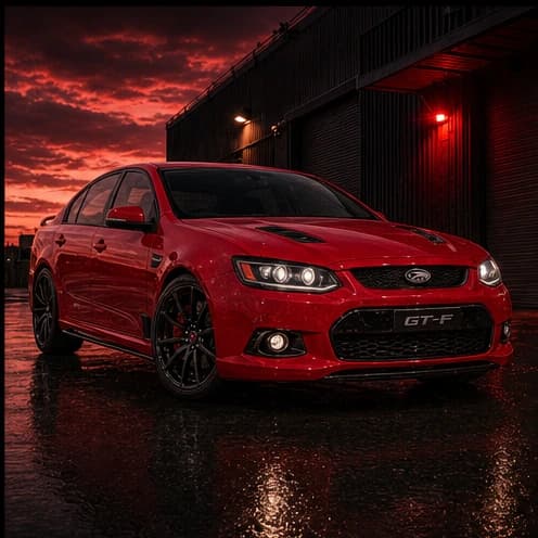FPV GT-F final-edition storm run
