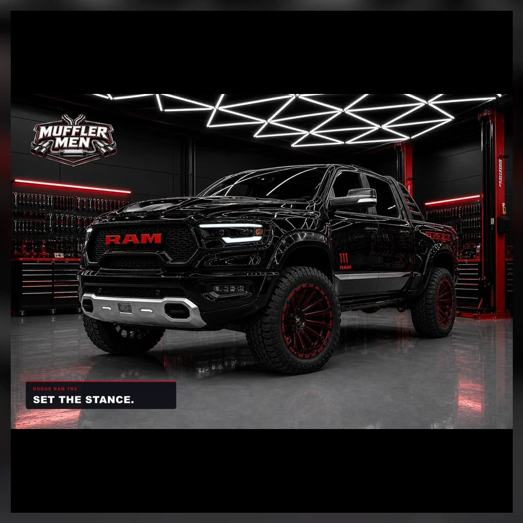 Dodge RAM TRX ready for Oak Flats Muffler Men exhaust advice