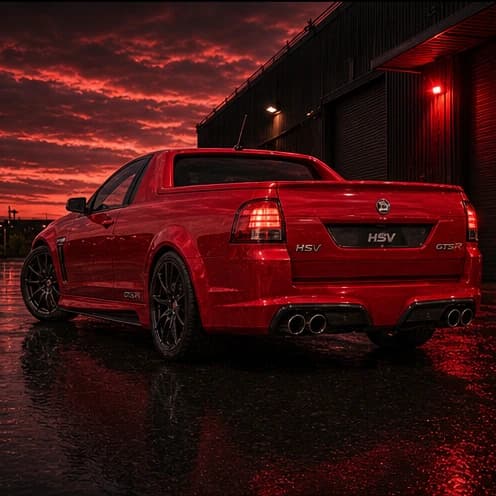 HSV GTSR Maloo Rear sound target