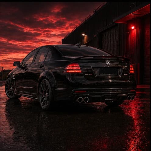 Rear hero · exhaust stance