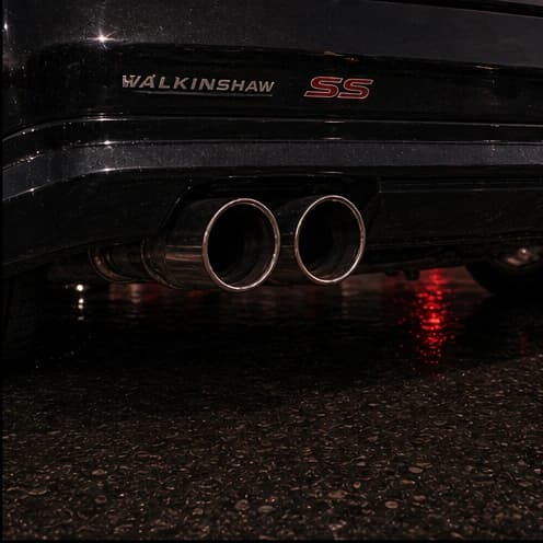 Exhaust detail close-up