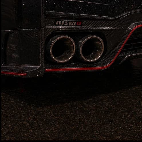Exhaust detail close-up