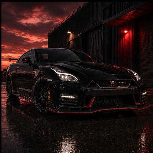 Nissan GT-R R35 midnight launch