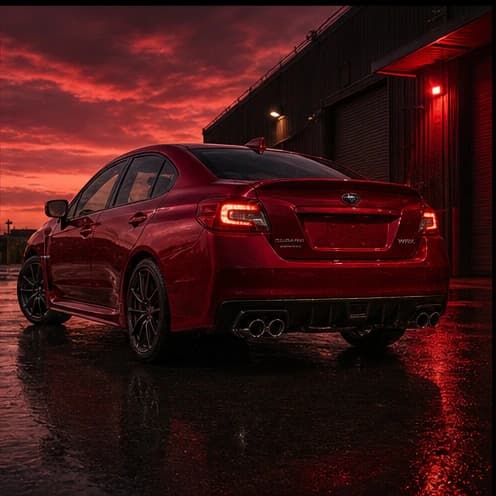Rear hero · exhaust stance