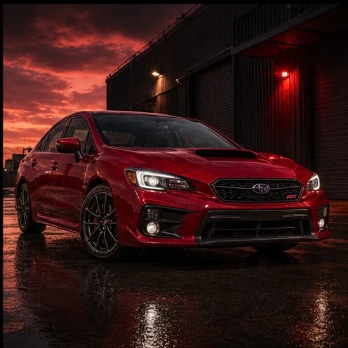 Subaru WRX mountain charge