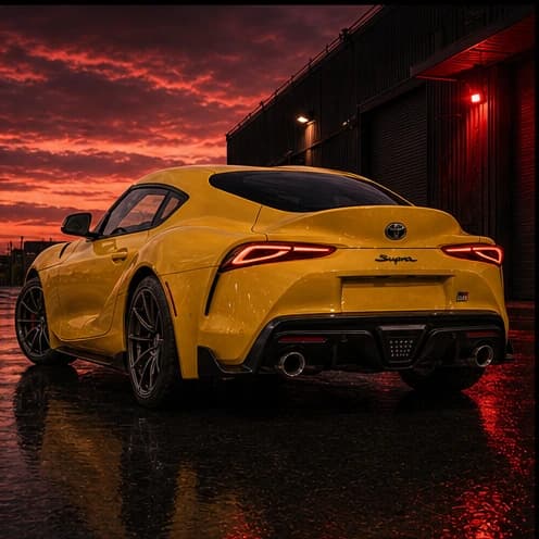 Rear hero · exhaust stance