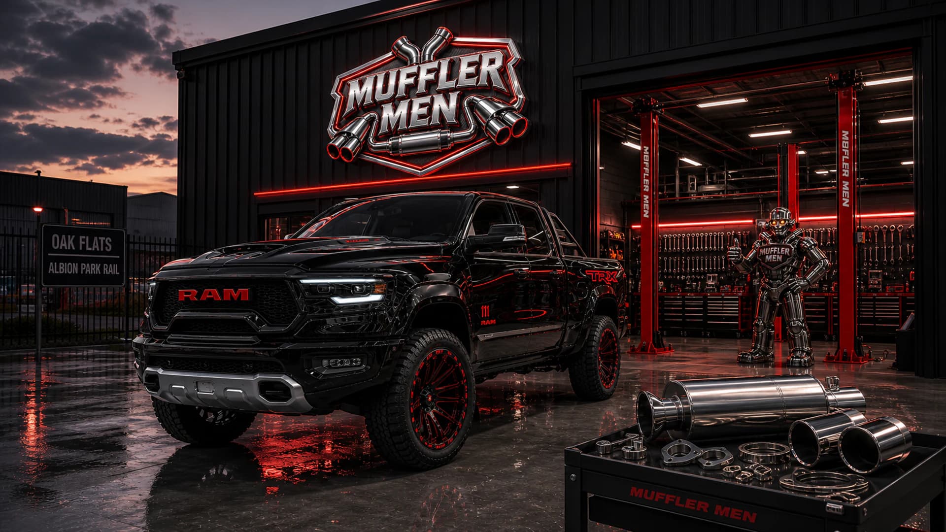 Oak Flats Muffler Men local workshop cover for Illawarra service areas