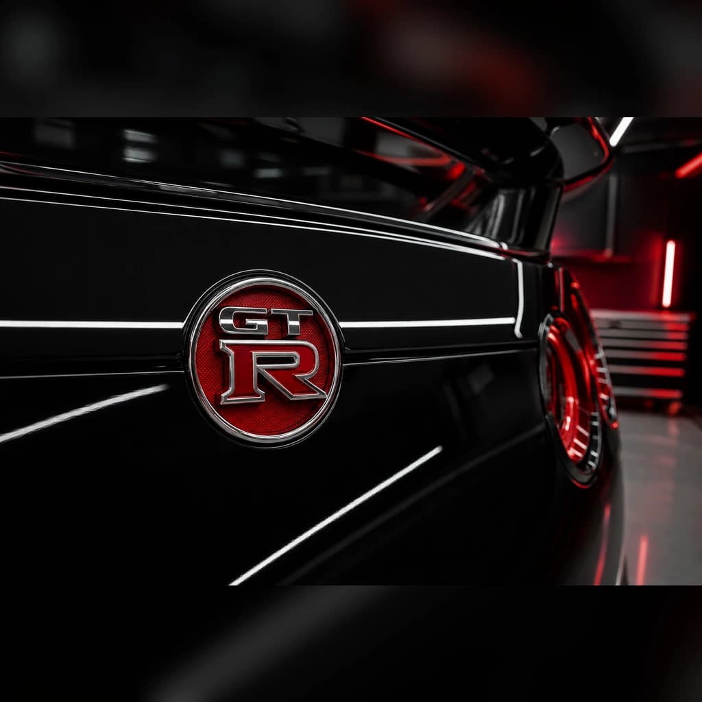 Nissan GT-R R35 - Badge the build exhaust detail