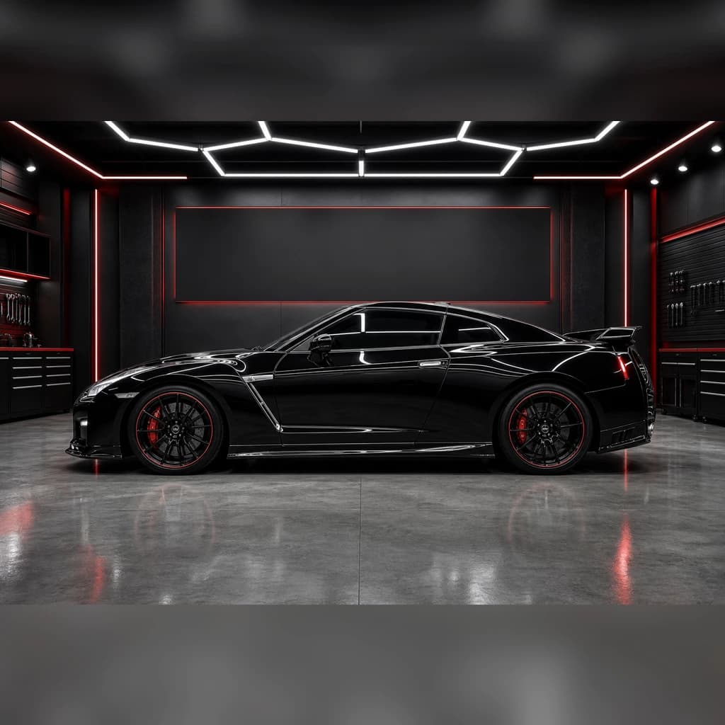 Nissan GT-R R35 - Check the side exhaust detail