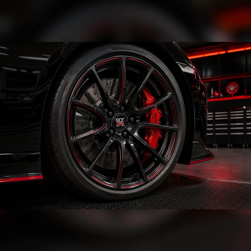 Nissan GT-R R35 - Ready for bay time exhaust detail