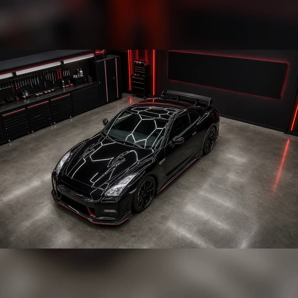 Nissan GT-R R35 - Workshop brief exhaust detail