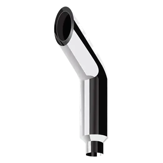 BULLHORN CURVE CHROME STACKS 8″ OD > 5″ OD X 54″ LENGTH WITH 650C REDUCED TRADITIONAL SETUP product image