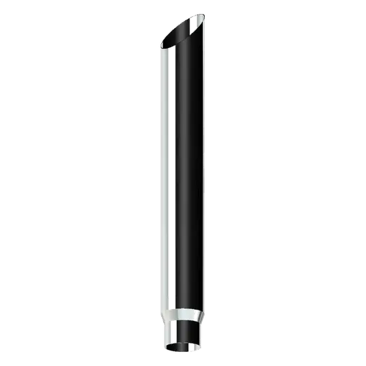 MITRE CUT CHROME STACKS 6″ OD > 5″ OD X 30″ LENGTH WITH 350C REDUCED TRADITIONAL SETUP product image