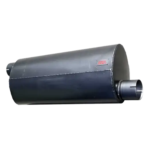 8″ x 11″ OVAL x 26″ BARREL LENGTH x 3.5″ IN/OUT OFFSET/OFFSET – BAFFLED SILENCER / MUFFLER product image