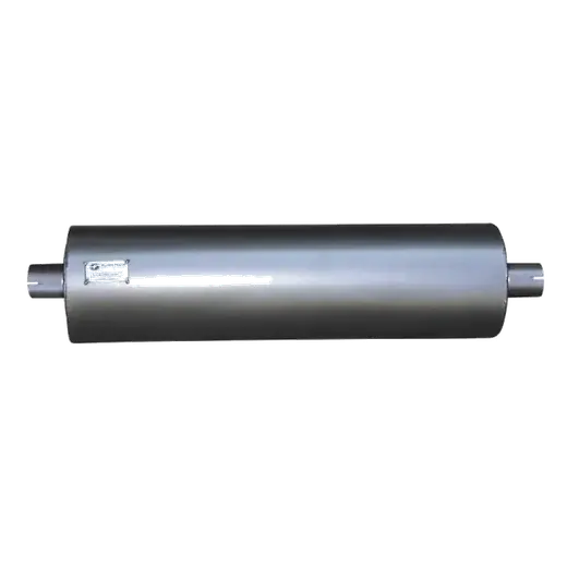 6″ ROUND x 24″ BARREL LENGTH x 2″ IN/OUT – SEMI BAFFLED – SILENCER /MUFFLER product image
