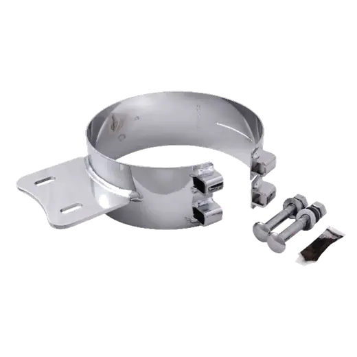 7″ STAINLESS CHROME CLAMPS (WSC STYLE) product image