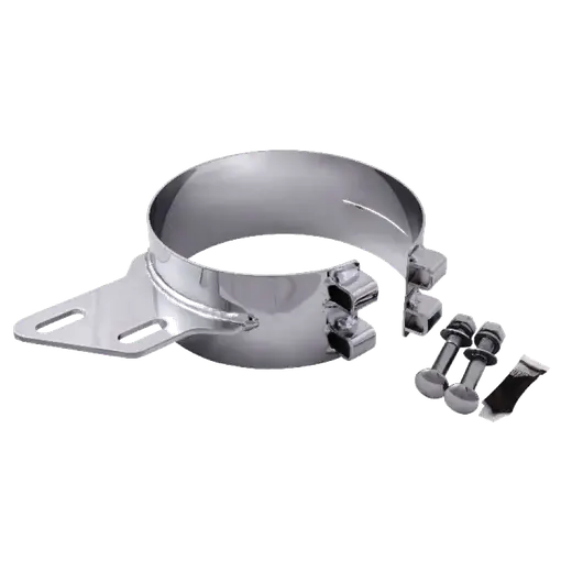 8″ STAINLESS CHROME CLAMPS (WSC STYLE) product image