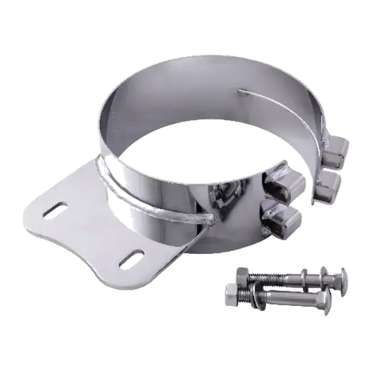 7″ STAINLESS CHROME CLAMPS (WSH STYLE) product image