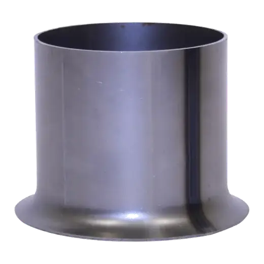 ALUMINISED LIPPED FLANGE 5″ X 5.7″ OD x 3.5″ LENGTH (PLAIN) product image