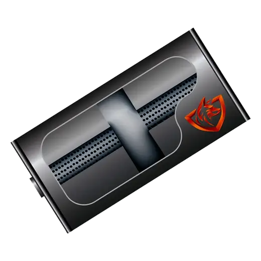6″ ROUND MUFFLER WITH 3″ IN & OUT & 14″ LENGTH/ CHAMBERED 409 STAINLESS NON-POLISHED product image