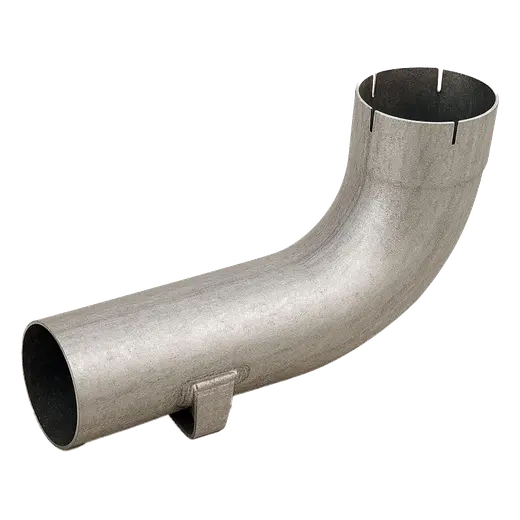 ALUMINISED BEND PLAIN EXPANDED 90˚ DEGREES WITH 5″ OD & ID WITH SLEEPER product image