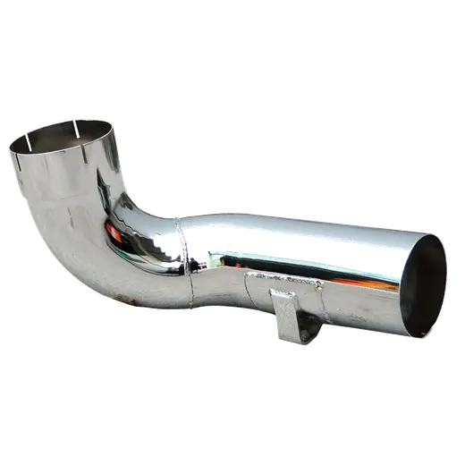 ALUMINISED BEND PLAIN EXPANDED 90˚ + 45˚ DEGREES WITH 5″ OD & ID DAYCAB (RH PASSENGER) product image