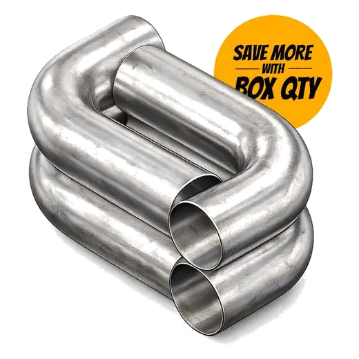 TIGHT RADIUS MILD STEEL 5″ x 90° STANDARD LEG (BOX QTY) product image