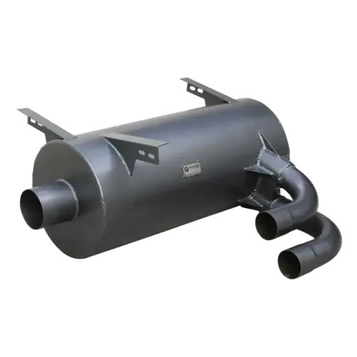 MERCEDES-BENZ BUS MUFFLER FOR VOLGREN 0405 REAR EXIT NON-TURBO WITH 2.75″ INLET product image