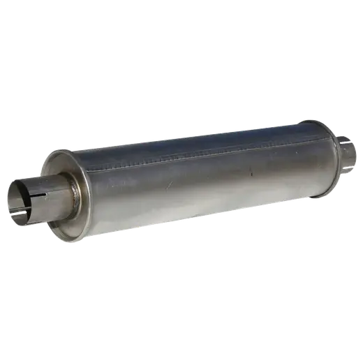 7″ ROUND x 24″ BARREL LENGTH x 2.25″ IN/OUT – STRAIGHT THROUGH – SILENCER /MUFFLER product image