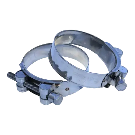 24MM WIDE UNI-BOLT HOST CLAMP FULL STAINLESS WITH 83-88MM RANGE product image
