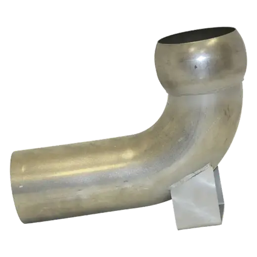 ALUMINISED 5″ x  90˚ SINGLE BEND –  TILT CAB CONNECTOR product image