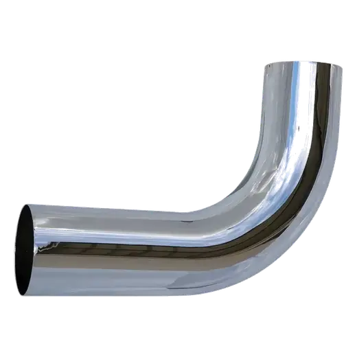 90° DEGREE WITH 5″ OD X 10″ LENGTH CHROME BENDS TIGHT RADIUS PLAIN/PLAIN product image