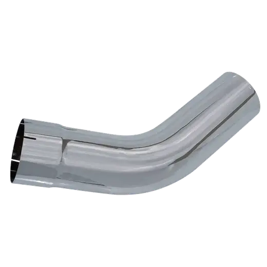 CHROME BEND 4″ OD x 45° – 10″ PLAIN/EXPANDED LENGTH product image