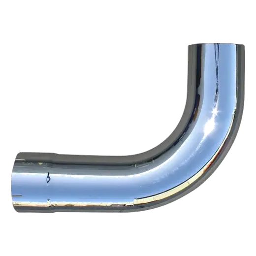 90° DEGREE WITH 5″ OD X 10″ LENGTH CHROME BENDS STD RADIUS PLAIN EXPANDED product image