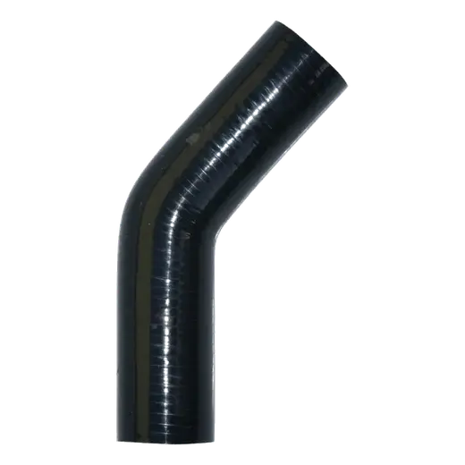 BLACK SILICONE 4 PLY 45˚ ELBOW 4″ ID product image