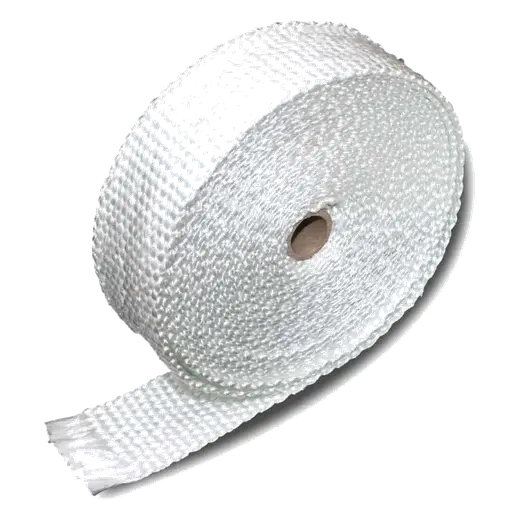 HEAT TAPE 4″ WHITE FIBRE GLASS 10MTR ROLL product image