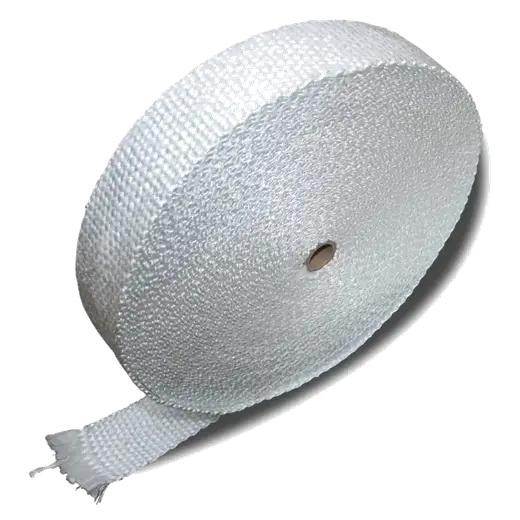 HEAT TAPE 4″ WHITE FIBRE GLASS 30MTR ROLL product image