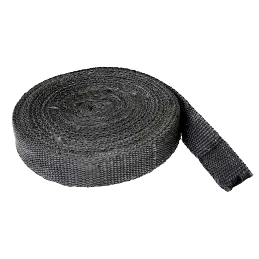 HEAT TAPE 2″ BLACK FIBRE GLASS 30MTR ROLL product image