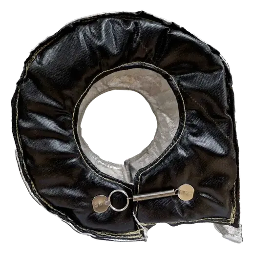 TURBO HEAT BLANKET 5″ PIPE SIZE WITH 850MM CIRCUMFERENCE ALUMINIUM COATED SILICA GLASS product image