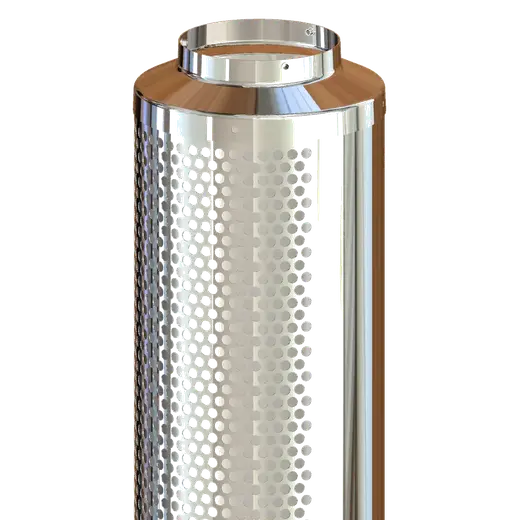 FLAME PROOF MUFFLER SHROUD 14″ OD X 48″ LENGTH WITH CAP product image