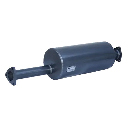 8″ ROUND x 21″ BARREL LENGTH x 2.5″ IN/OUT OFFSET/OFFSET – MITSUBISHI – BAFFLED – SILENCER / MUFFLER product image