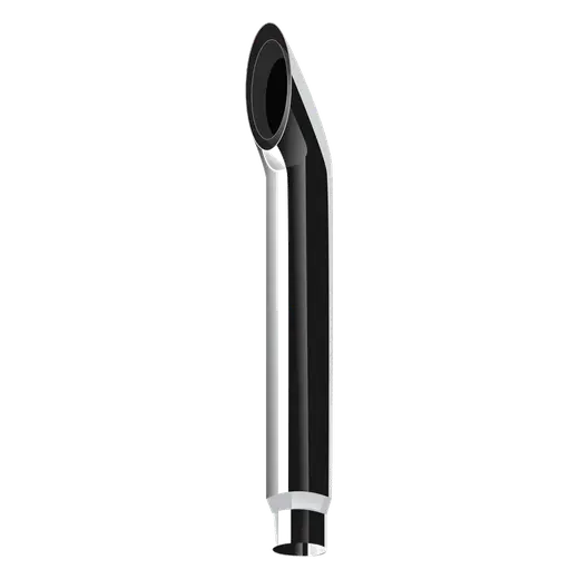 AUSSIE CURVE CHROME STACKS 6″ OD > 5″ OD X 60″ LENGTH WITH 650C REDUCED TRADITIONAL SETUP product image