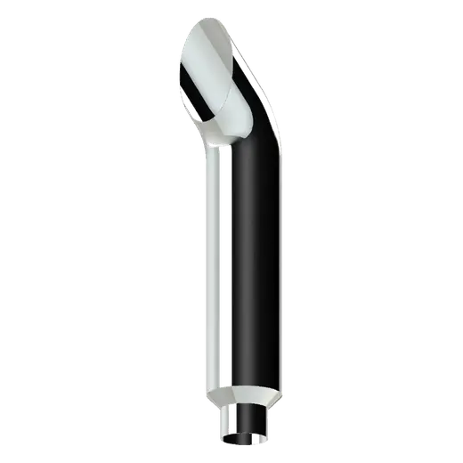 WEST COAST CURVE CHROME STACKS 8″ OD > 5″ OD X 54″ LENGTH WITH 350C REDUCED TRADITIONAL SETUP product image