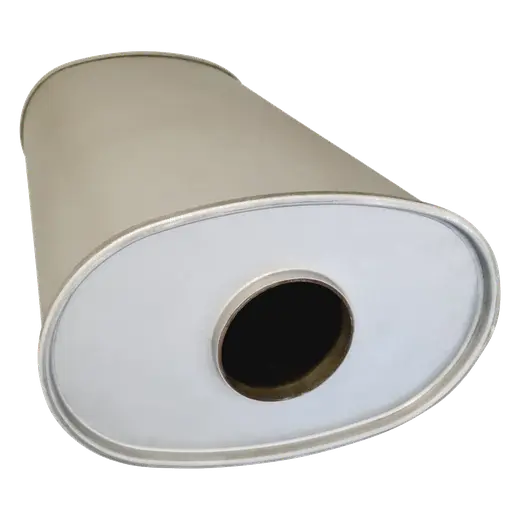 10" x 6.5" Centre/Dual Configurations Mufflers | Aluminised | Select Your Size Length and Internal Options product image