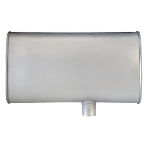 12 x 4 x 22 ST (IN 57"ID x OUT 51" ID) L Muffler, Perf - LE/Gls product image